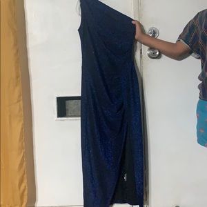 One shoulder dress!